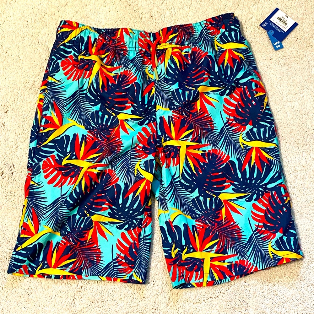 Arizona retro play , big boys multi palm print , size XL 18/20 new with tags